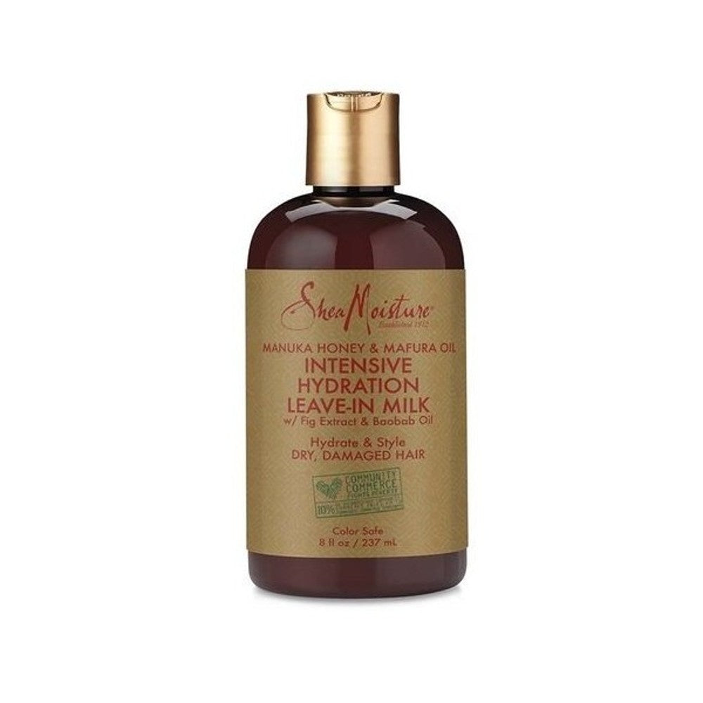 Shea Moisture - Lait sans rinçage Miel de Manuka et Huile de Mafura 237ml