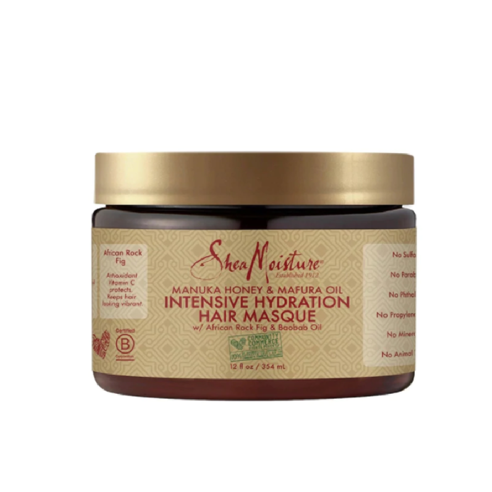 Shea Moisture - Masque hydratation intense au miel de Manuka et Mafura 340G